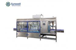 China Full Automatic 4 Head Linear Washing Filling And Capping Machine supplier