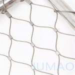 Antirust Galvanized Stainless Steel Rope Mesh Cable For Buildings for sale