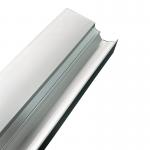 Anodized Silver Strip LED Aluminum Profile Contemporary Design for sale