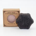 Food Grade Sodium Carbonate Facial Konjac Sponge Hexagon HS 9616200000 for sale