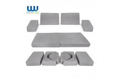 China 10PCS Play Couch Set For Kids And Toddlers Modular Foam Couch supplier