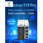 Antminer S19 Pro 110Th 3250W Bitcoin Mining Asic Machine bitcoin mining