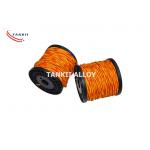 Thermocouple K Type Extension Cable 22SWG Vitreous Silica Fiber Insulation for sale