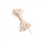 White Round 3mm Stretch Elastic Cord Non Irritating Mask Making Material for sale