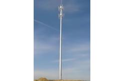 China Durable Telecommunication Monopole Tower Custom Height 10-60m  Quick Installation supplier
