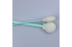 China Round Foam Head Solvent Gun Cleaning Cotton Swabs For Printer Head Clean supplier