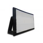 Black And White Inflatable Tv Screen Water Resistance Easy Operation for sale