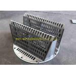 Bending 304 Steel Plate Hump Shape Random Packing Column Support for sale
