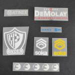 Durable Flexible Silicone Heat Transfer Logo Heat Transfer Clothing Tags for sale