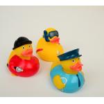Postman Fireman Custom Rubber Ducks Gift 8.5cm Length For Promotional Gift for sale