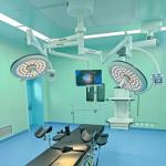 Shadowless LED Cold Light Surgical Operating Light Ceiling Mounted Long Lifespan for sale