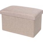 Satin folding storage box chair