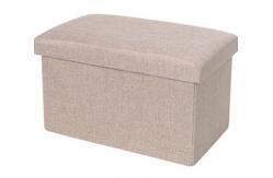 China Satin folding storage box chair supplier
