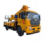 Export 32m Dongfeng Euro 2 High Altitude Operation Platform Truck Mounted Crane Vehicle for sale