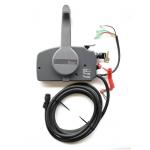 20hp 7 pin Polished Remote Outboard Boat Engine Controls For 2 Stroke for sale