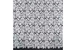 China lace fabric guipure embroidered wedding dress cheongsam lace fabric supplier