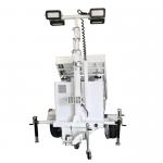 Mobile Solar Hybrid Light Tower With 3*460W Solar Panels For Buildings Lighting for sale