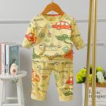 Autumn Long Sleeve Kids Pyjama Set Printing 135cm Height 70cm Bust For 7 years for sale