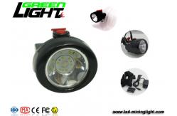 China 1200 Cycles 6000lux PC 2.8Ah Coal Miners Helmet Light supplier