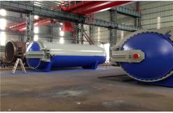 China Pneumatic Laminated Vulcanizing Autoclave , Pressure In Autoclave By PLC Controller supplier