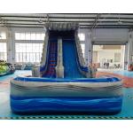 18OZ PVC Outdoor Inflatable Water Slides Kids Jumping Bouncer for sale