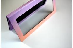 China Large Makeup Empty Magnetic Palette Refillable With Acrylic Window supplier