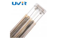 China Gold Plated Medium Wave Infrared Lamp For Paint Drying 4100W supplier