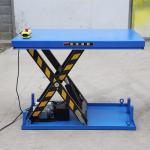 Custom 1t 1.3m Stationary Lift Table Fixed Hydraulic Scissor Lift Platform for sale