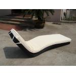 Hotel Park Strong Brown Sunlounger With Power Coated Aluminum Frame for sale