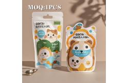 China Durable Mylar Zipper Bag For Weeds With Die Cut Design supplier