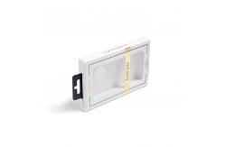 China Custom Phone Case Packaging Box Printed White Window Boxes With Hang Hole supplier