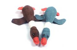 China Squeaky Large Stuffed Duck Food Puzzles Dog Toy For Aggressive Chewers supplier