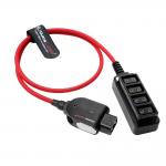 Alvin's Cables Smart D-tap Splitter Cable Ultra Soft Smart Dtap Male to 4 Port Dtap Female Power Supply for V-Mount Camera Battery P-tap Power Hub for ARRI RED Teradek SmallHD SmallRig 60cm|23.6inches for sale