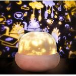Mushroom Bedroom LED Night Light , CE ROHS Sky Projection Night Light for sale