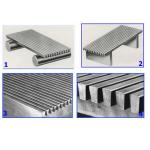 Stainless Steel 304 Wedge Wire Mesh Flat Welded Plate Smooth Surface Sugar Juice Filtration for sale
