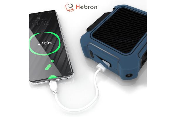 6000mAh Rechargeable Hanging Waist Fan Portable Mini Multifunctional Cooling Night Light