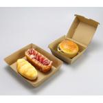 Stackable custom burger box with ventilation holes eco-friendly and customizable packaging for sale