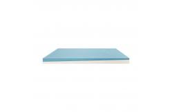 China Portable 7.5cm Velvet Fabric Camping Memory Foam Mattress Pad supplier