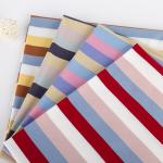 Natural And Skin-Friendly Durable And Reliable QualityStriped Knit Fabric For Casual Wear for sale
