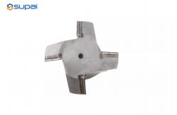 China Customized Tools Cylindrical Carbide PCD End Mill For Laser Cutting supplier