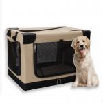 Convenient and Portable Oxford Fabric Folding Pet Crate Kennel Carrier Bag with Removable Bracket for sale