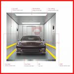 Large Space / Load High Speed Car Elevator Compact Simple Operation For Automobile for sale