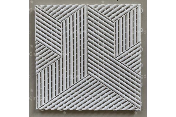Matte Finish Plastic Interlock Garage Floor Tiles with Stain Resistance