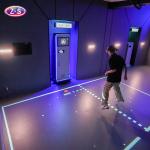Mobile Interactive Floor Projector Designed for Coin Operated Entertainment