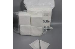 China Pre Wetted Blend Cleanroom Paper 55% Cellulose 45% Polyester Hydroentangled Nonwoven Wipes supplier