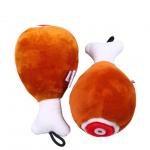 Bite Resistant Drumstick Dog Toy Sound Plush Toy Teddy Toy for sale