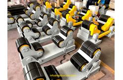 China Self Aligning Pipe Welding Rollers Vessel Turning Rolls 60T Heavy Duty Rotator supplier