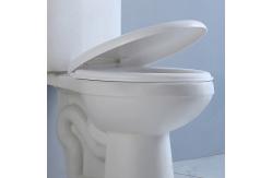 China CUPC White Black Two Piece Toilet 1.28 GPF Water Closet Tank supplier