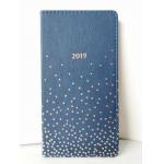 Wooden Free Paper Custom Notebooks And Journals With A Blue PU Cover for sale