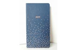 China Wooden Free Paper Custom Notebooks And Journals With A Blue PU Cover supplier